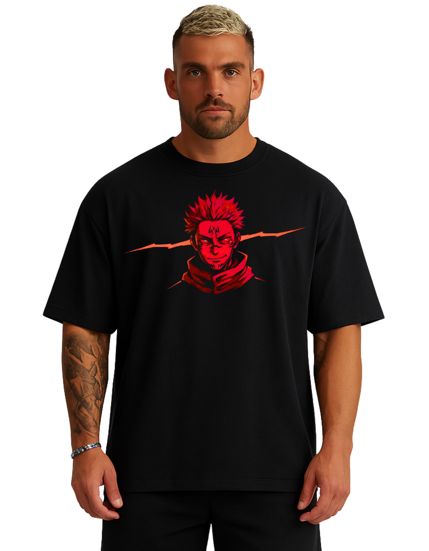 Royals Ribbon Oversized T-Shirts - SUKUNA