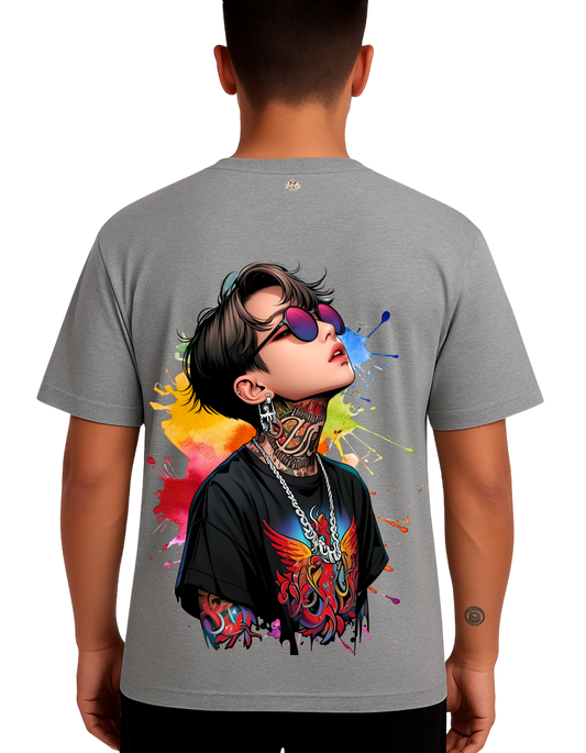 Royals Ribbon Oversized T-Shirts - ATTITUDE GUY