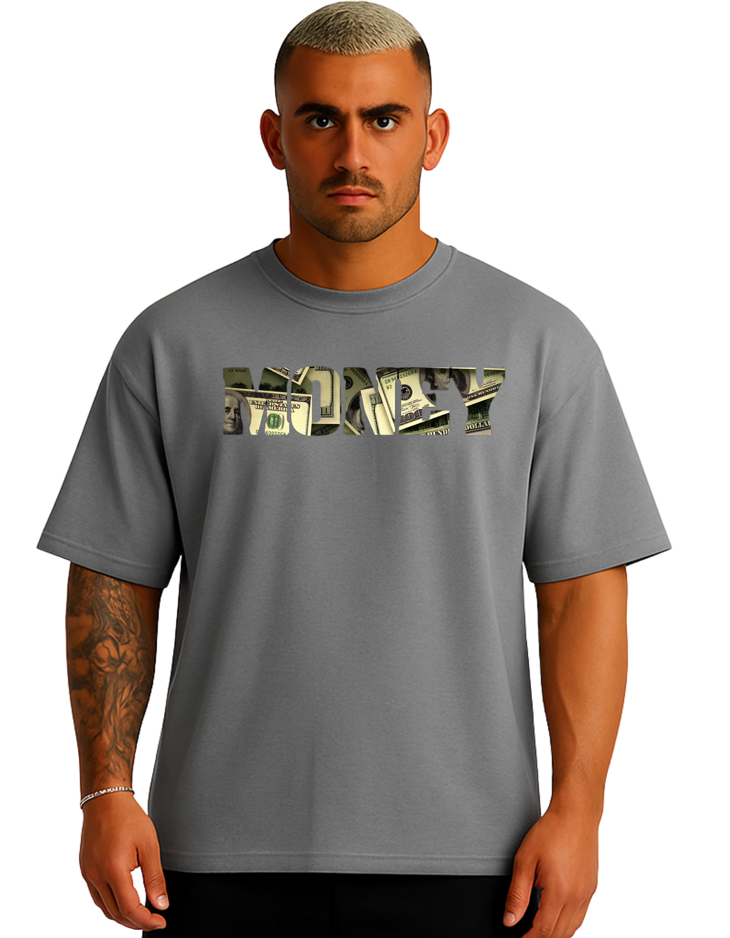 Royal Ribbon Oversized T-Shirts - MONEY