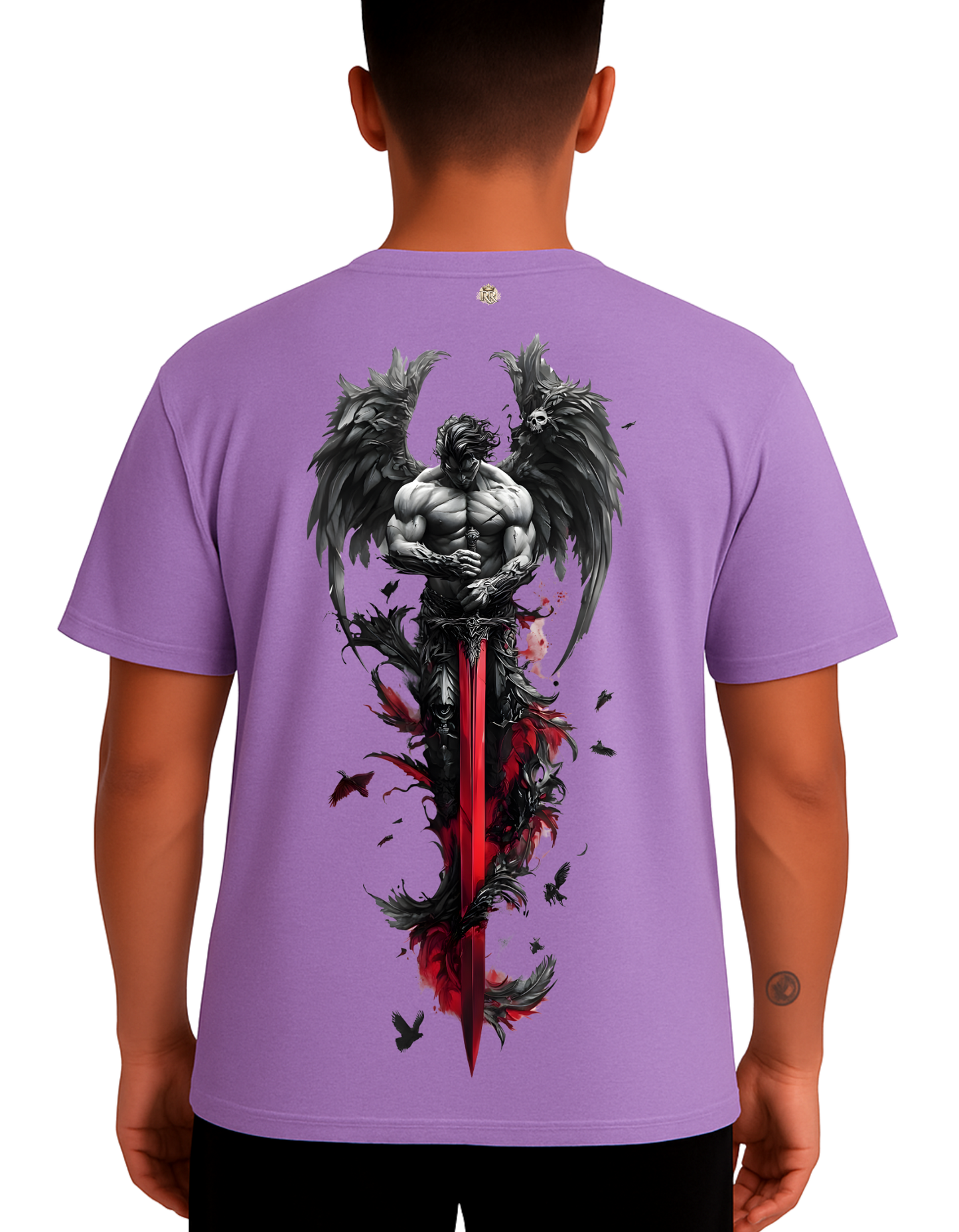Royals Ribbon Oversized T-Shirts - Angel Warrior