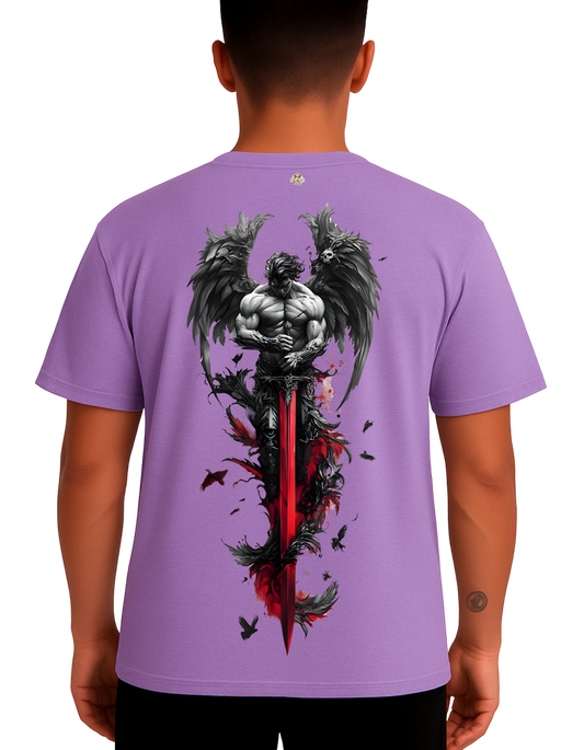 Royals Ribbon Oversized T-Shirts - Angel Warrior