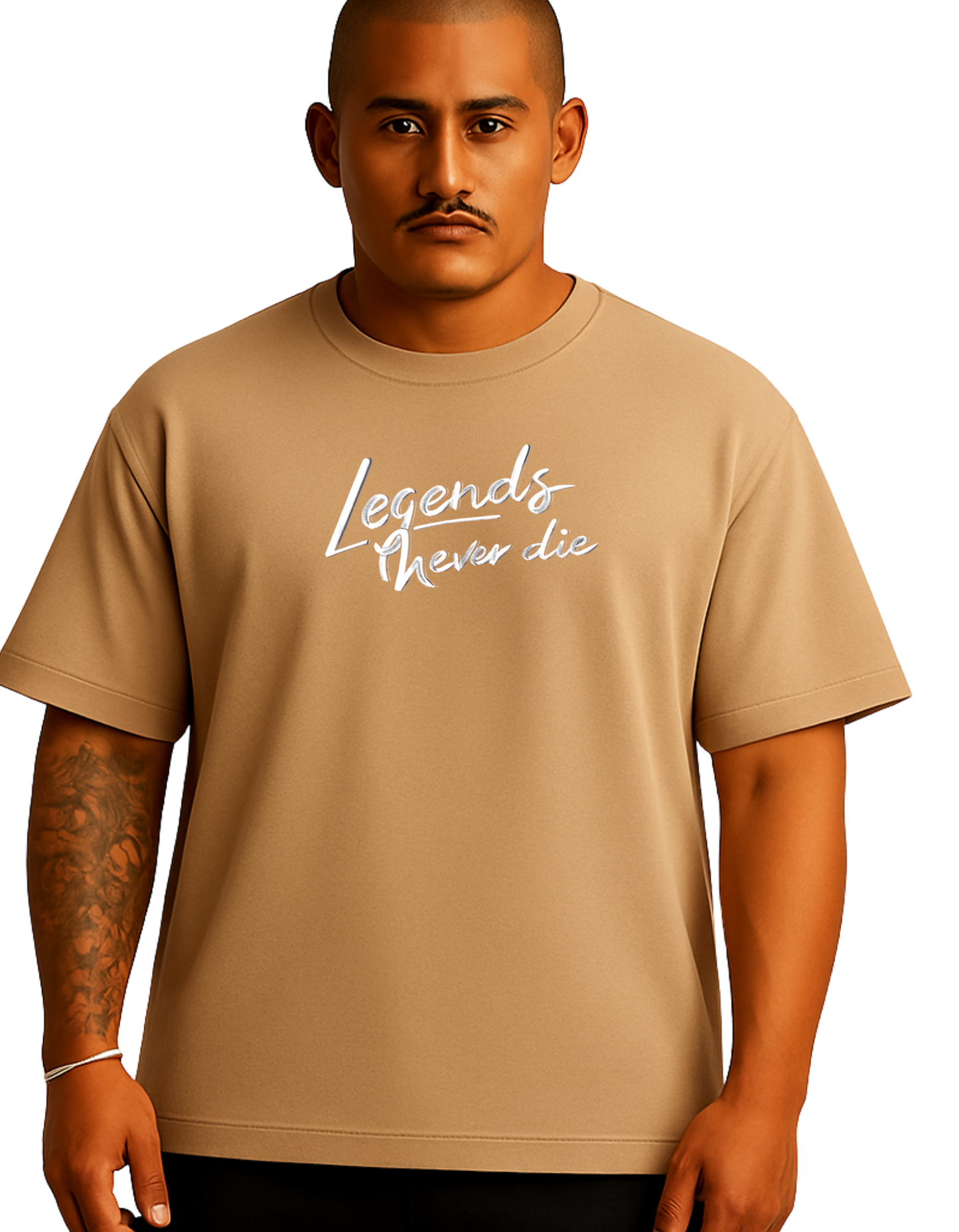 Royals Ribbon Oversized T-Shirts - Legends Never Die