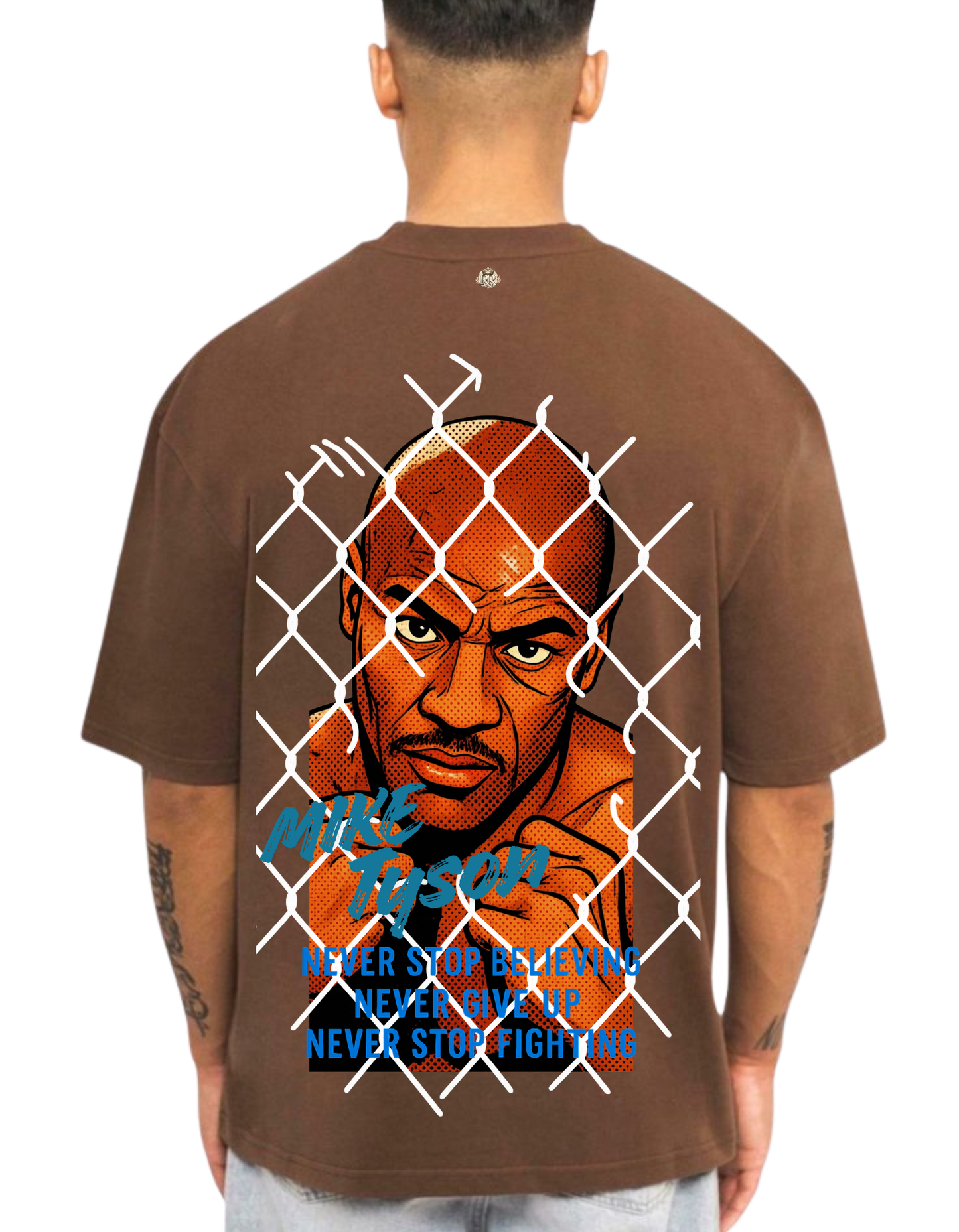 Royals Ribbon Oversized T-Shirts - MIKE TYSON