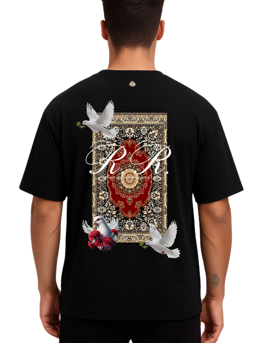 Royals Ribbon Oversized T-Shirts - LOVE PIGEON
