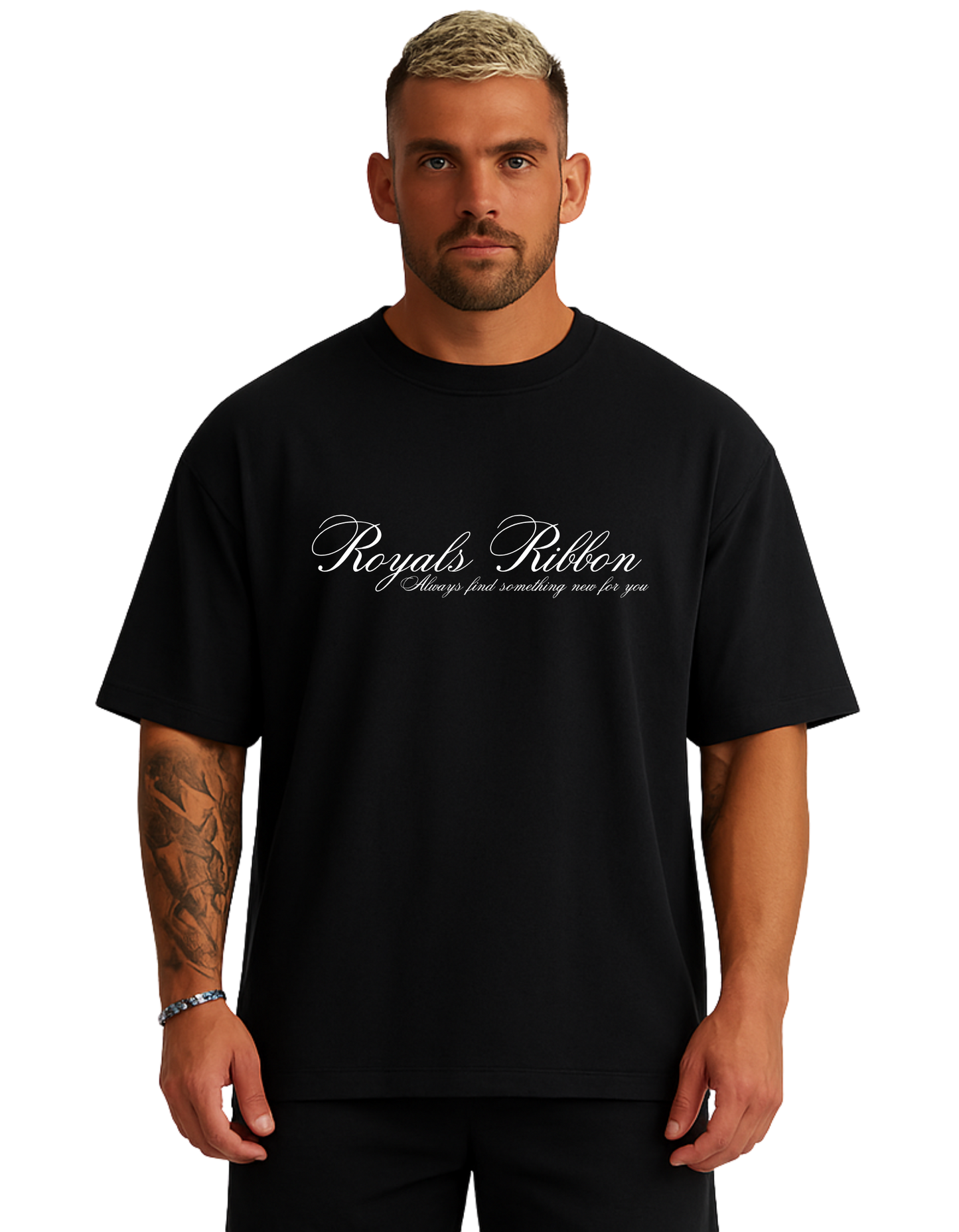 Royals Ribbon Oversized T-Shirts - CARPET SIGNATURE